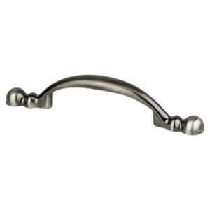 Berenson Advantage Plus Two 3 inch CC Brushed Black Nickel Rounded End Pull
