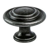 Berenson Advantage Two Antique Pewter Tiered Knob