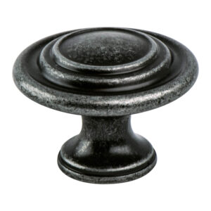 Berenson Advantage Two Antique Pewter Tiered Knob