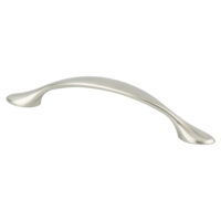 Berenson Transitional Advantage Three 96mm CC Brushed Nickel Rounded End Pull