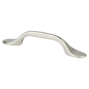 Berenson Traditional Advantage One 3 inch CC Brushed Nickel Rounded End Pull