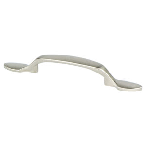 Berenson Traditional Advantage Two 3 inch CC Brushed Nickel Spade End Pull