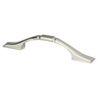 Berenson Traditional Advantage One 3 inch CC Brushed Nickel Squared End Pull