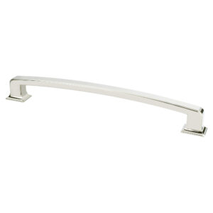 Berenson Designers Group Ten 12 inch CC Polished Nickel Hearthstone Appliance Pull