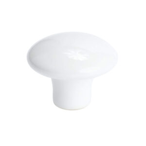 Berenson Concord White Ceramic Knob
