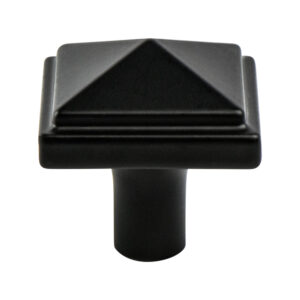 Berenson Rhapsody Black Pyramid Knob