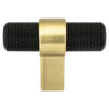 Matte Black and Modern Brushed Gold