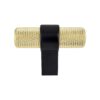 Modern Brushed Gold and Matte Black