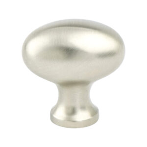 Berenson Valencia Brushed Nickel Oval Knob