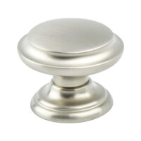 Berenson Euro Classica Brushed Nickel Tiered Knob