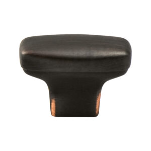 Berenson Vibrato Verona Bronze Rounded Rectangle Knob
