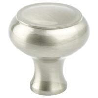 Berenson Forte Large Brushed Nickel Knob