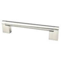 Berenson Contemporary Advantage Three 128mm CC Brushed Nickel Bar Pull