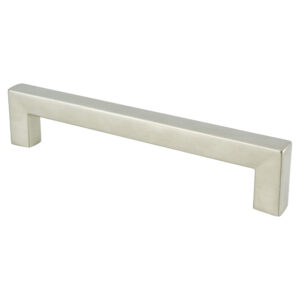 Berenson Square 128mm CC Brushed Nickel Pull
