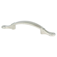 Berenson Traditional Advantage Four 3 inch CC Brushed Nickel Ringed Arch Pull