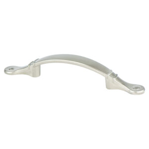 Berenson Traditional Advantage Four 3 inch CC Brushed Nickel Ringed Arch Pull