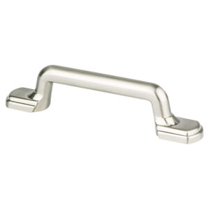 Berenson Traditional Advantage Two 3 inch CC Brushed Nickel Rounded End Pull