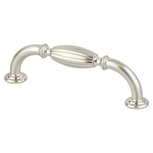 Berenson Advantage Plus Five 96mm CC Brushed Nickel Fluted Pull