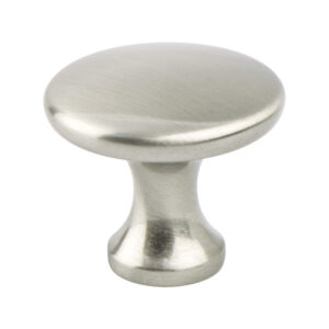 Berenson Contemporary Advantage Five Brushed Nickel Narrow Round Knob