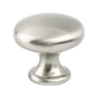 Berenson Contemporary Advantage Four Brushed Nickel Wide Round Knob