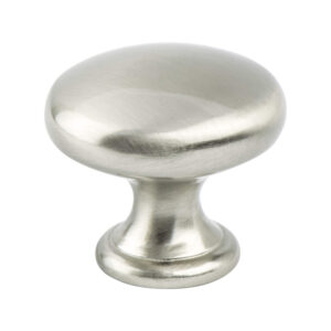 Berenson Contemporary Advantage Four Brushed Nickel Wide Round Knob
